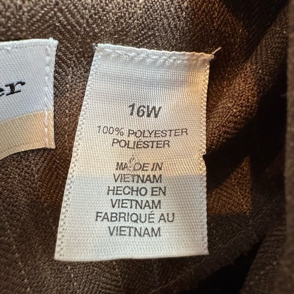 Alfred Dunner Woman Baker Street Career Chic Blazer Jacket Plus Size 16W NWT - Picture 9 of 11